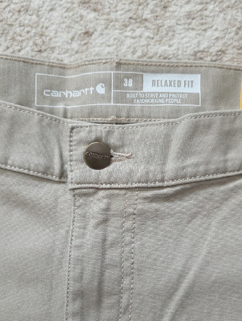 Carhartt Rugged Flex Canvas Utility Work Short - Picture 4 of 4